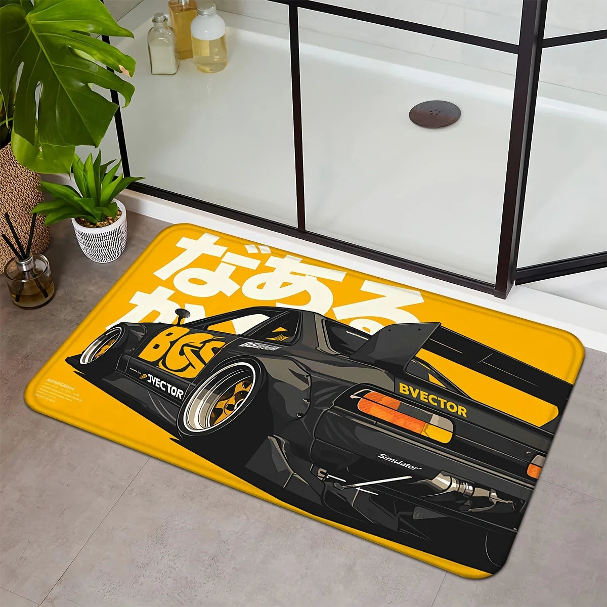 Nissan 180SX Drift Car Rug