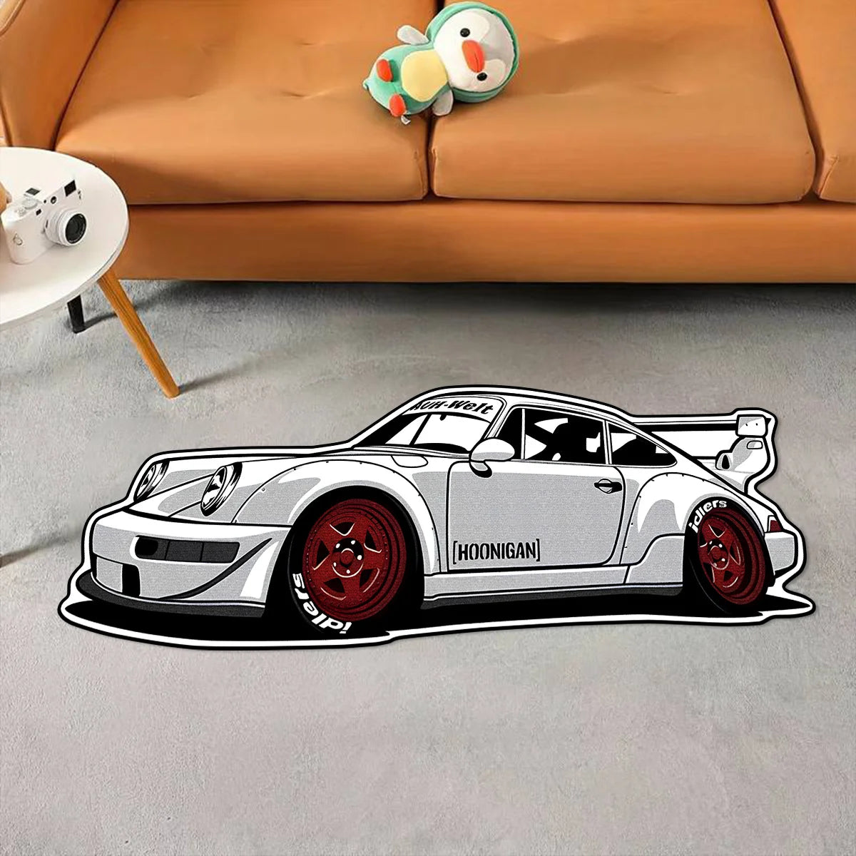 Porsche 911 RWB Car Rug