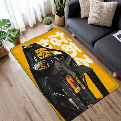 Nissan 180SX Drift Car Rug