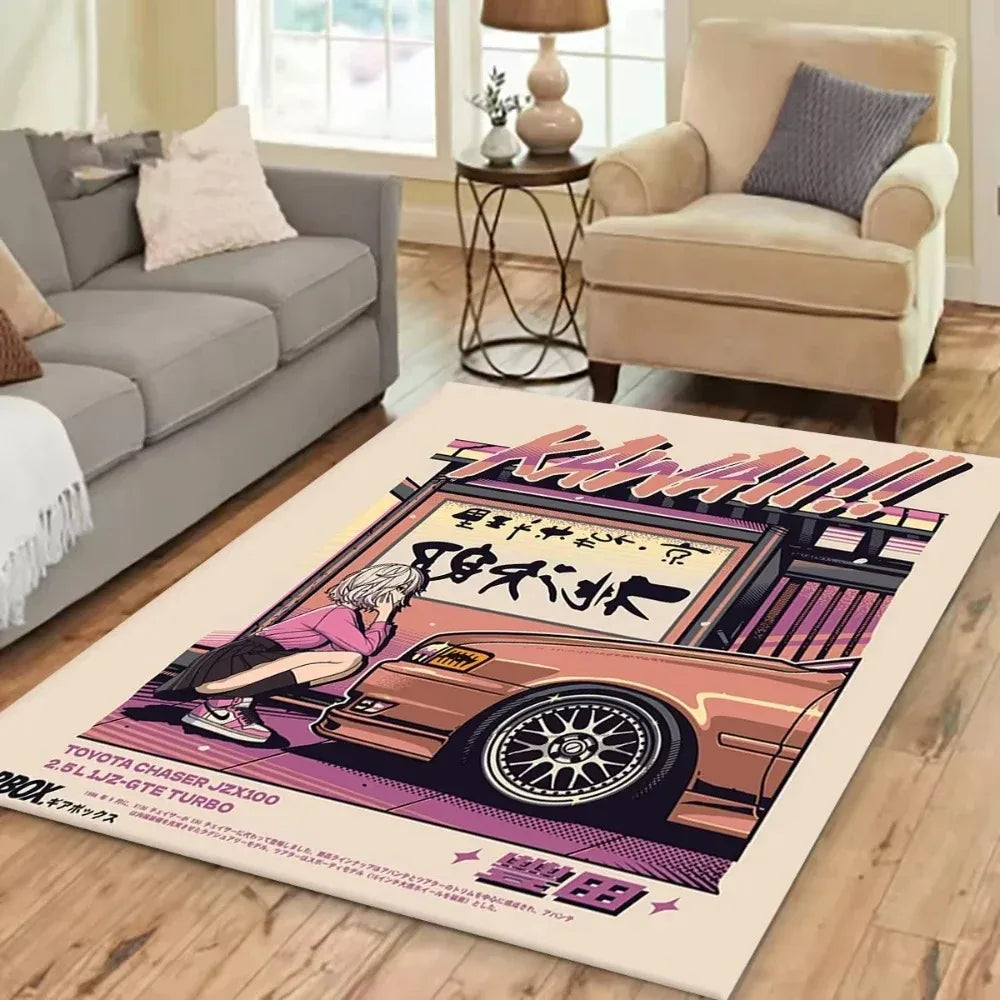 JDM Street Car Rug
